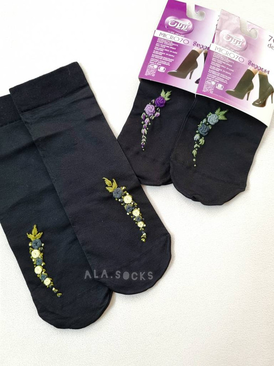 جوراب پریزن گلدوزی