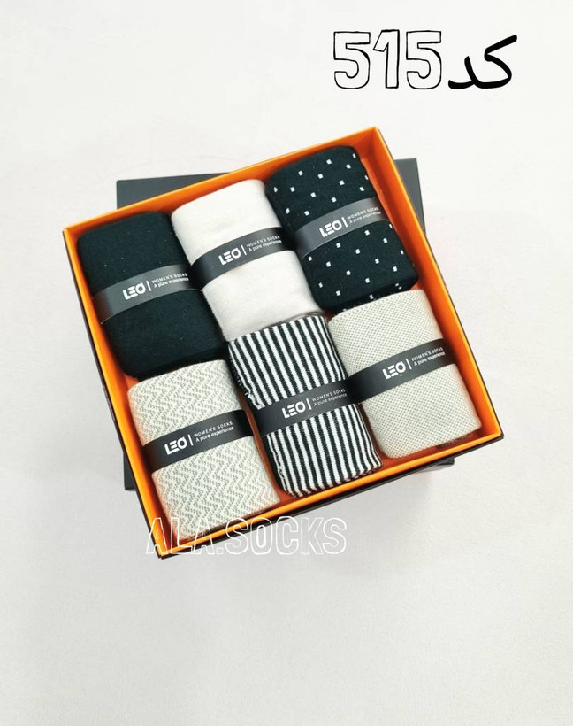 طرح و رنگبندی جوراب زنانه لئو